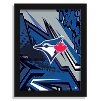 Toronto Blue Jays 12" x 16" Team Comic Framed Art Print