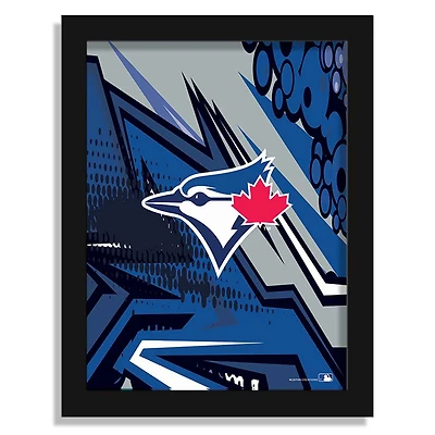 Toronto Blue Jays 12" x 16" Team Comic Framed Art Print