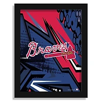Atlanta Braves 12" x 16" Team Comic Framed Art Print