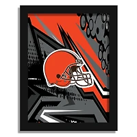 Cleveland Browns 12" x 16" Team Comic Framed Art Print