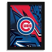 Chicago Cubs 12" x 16" Team Comic Framed Art Print