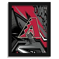 Arizona Diamondbacks 12" x 16" Team Comic Framed Art Print