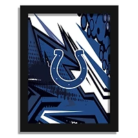 Indianapolis Colts 12" x 16" Team Comic Framed Art Print