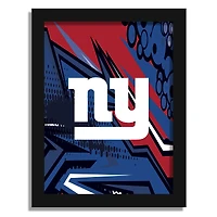 New York Giants 12" x 16" Team Comic Framed Art Print