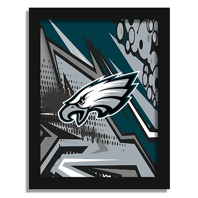 Philadelphia Eagles 12" x 16" Team Comic Framed Art Print