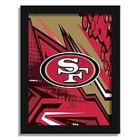 San Francisco 49ers 12" x 16" Team Comic Framed Art Print