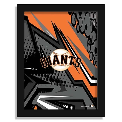 San Francisco Giants 12" x 16" Team Comic Framed Art Print