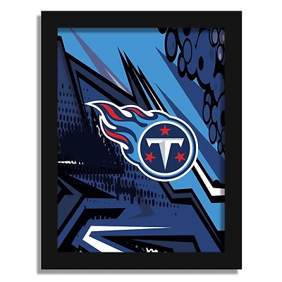 Tennessee Titans 12" x 16" Team Comic Framed Art Print
