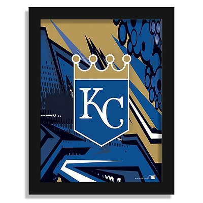 Kansas City Royals 12" x 16" Team Comic Framed Art Print