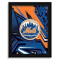 New York Mets 12" x 16" Team Comic Framed Art Print