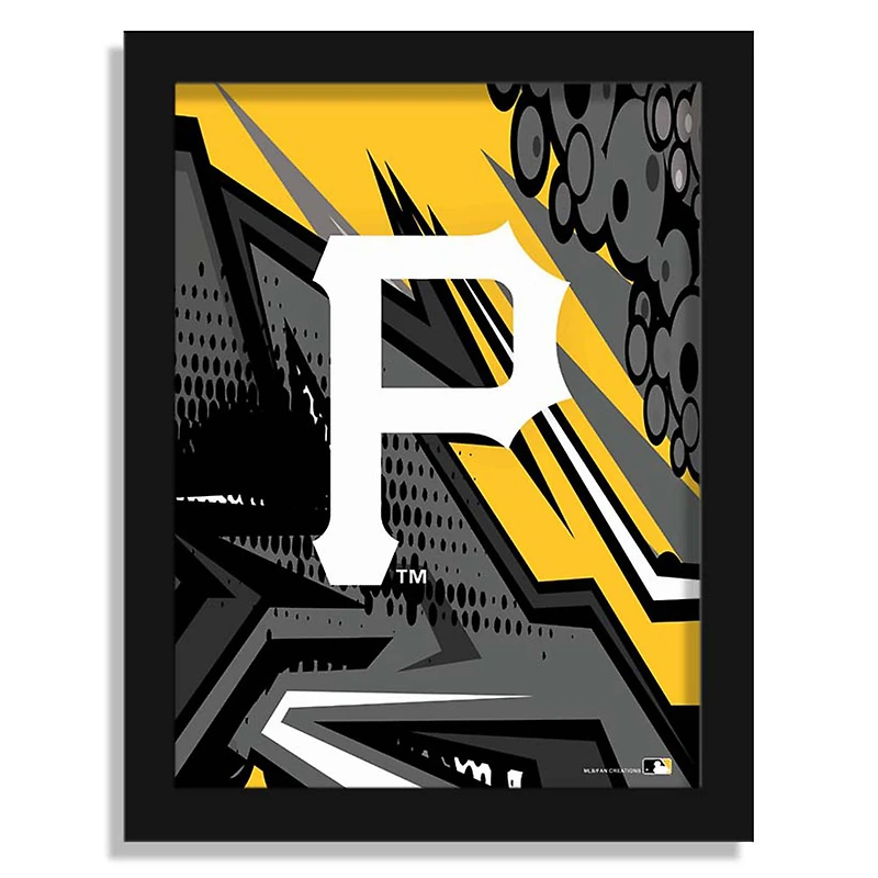 Pittsburgh Pirates 12" x 16" Team Comic Framed Art Print
