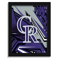 Colorado Rockies 12" x 16" Team Comic Framed Art Print