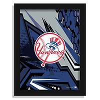New York Yankees 12" x 16" Team Comic Framed Art Print