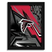 Atlanta Falcons 12" x 16" Team Comic Framed Art Print