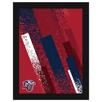 Liberty Flames 12" x 16" Team Color Framed Art Print