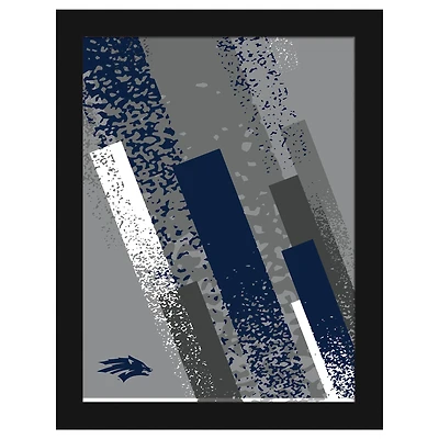 Nevada Wolf Pack 12" x 16" Team Color Framed Art Print