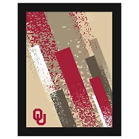 Oklahoma Sooners 12" x 16" Team Color Framed Art Print