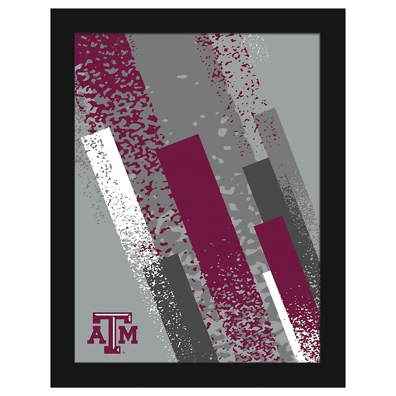 Texas A&M Aggies 12" x 16" Team Color Framed Art Print
