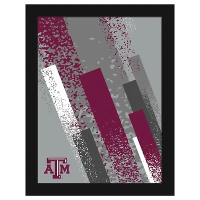 Texas A&M Aggies 12" x 16" Team Color Framed Art Print