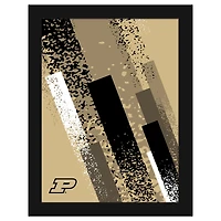 Purdue Boilermakers 12" x 16" Team Color Framed Art Print