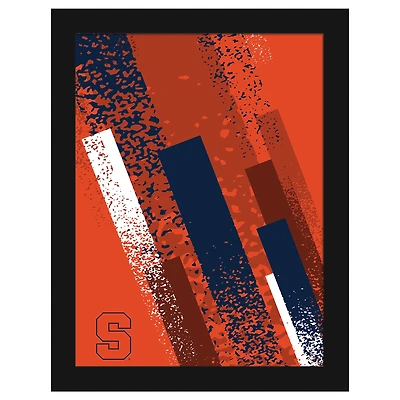 Syracuse Orange 12" x 16" Team Color Framed Art Print