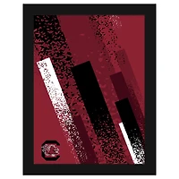 South Carolina Gamecocks 12" x 16" Team Color Framed Art Print