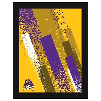 ECU Pirates 12" x 16" Team Color Framed Art Print