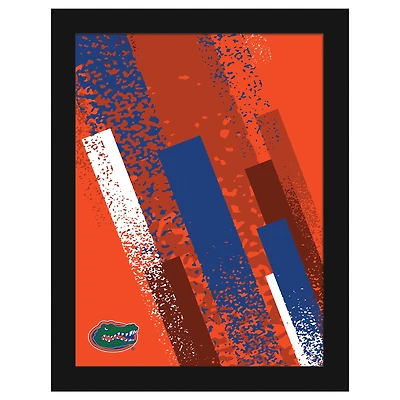 Florida Gators 12" x 16" Team Color Framed Art Print