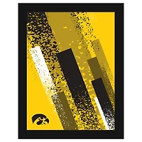 Iowa Hawkeyes 12" x 16" Team Color Framed Art Print