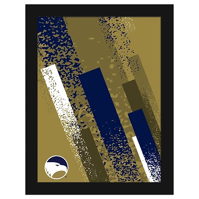Georgia Southern Eagles 12" x 16" Team Color Framed Art Print