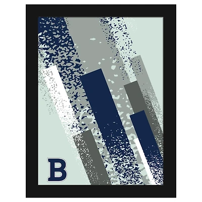 Butler Bulldogs 12" x 16" Team Color Framed Art Print