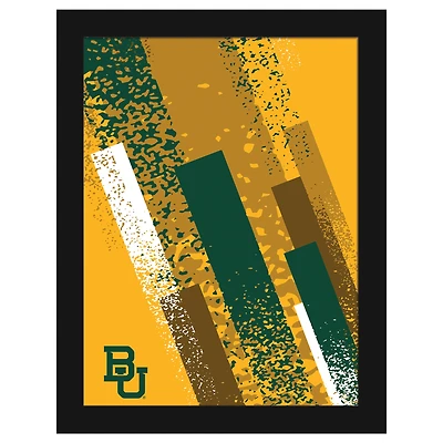 Baylor Bears 12" x 16" Team Color Framed Art Print