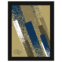 Georgia Tech Yellow Jackets 12" x 16" Team Color Framed Art Print