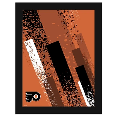 Philadelphia Flyers 12" x 16" Team Color Framed Art Print