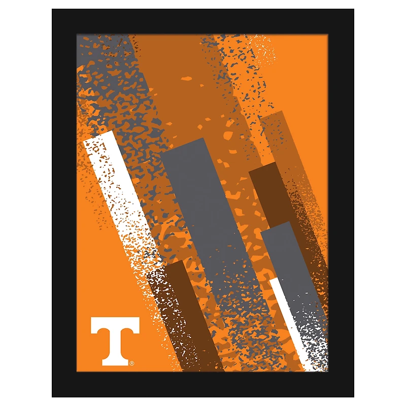 Tennessee Volunteers 12" x 16" Team Color Framed Art Print