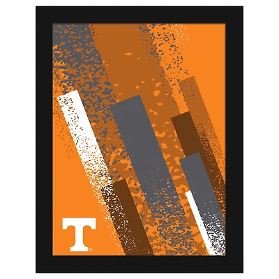 Tennessee Volunteers 12" x 16" Team Color Framed Art Print