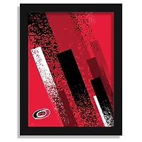 Carolina Hurricanes 12" x 16" Team Color Framed Art Print