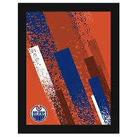 Edmonton Oilers 12" x 16" Team Color Framed Art Print