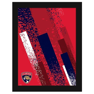 Florida Panthers 12" x 16" Team Color Framed Art Print