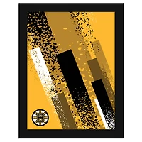 Boston Bruins 12" x 16" Team Color Framed Art Print