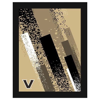 Vanderbilt Commodores 12" x 16" Team Color Framed Art Print