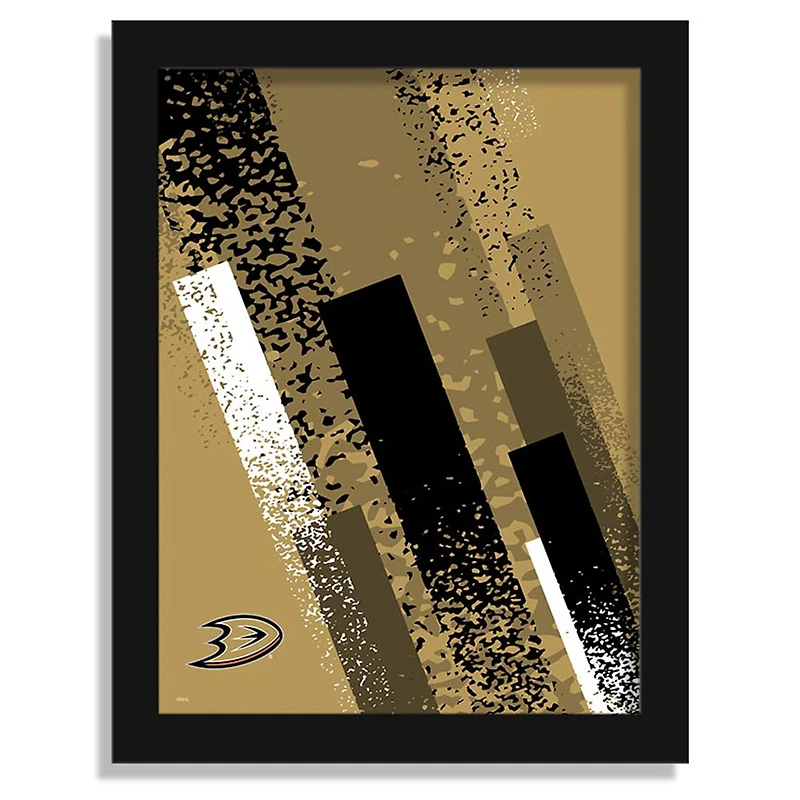 Anaheim Ducks 12" x 16" Team Color Framed Art Print