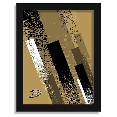 Anaheim Ducks 12" x 16" Team Color Framed Art Print