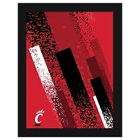 Cincinnati Bearcats 12" x 16" Team Color Framed Art Print