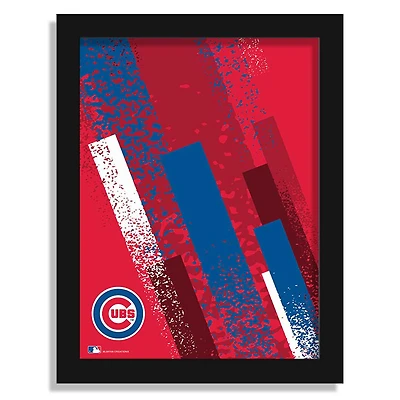 Chicago Cubs 12" x 16" Team Color Framed Art Print