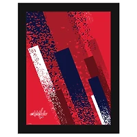 Washington Capitals 12" x 16" Team Color Framed Art Print