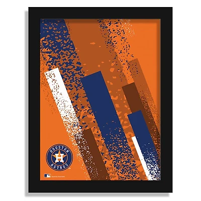 Houston Astros 12" x 16" Team Color Framed Art Print