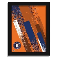 Houston Astros 12" x 16" Team Color Framed Art Print
