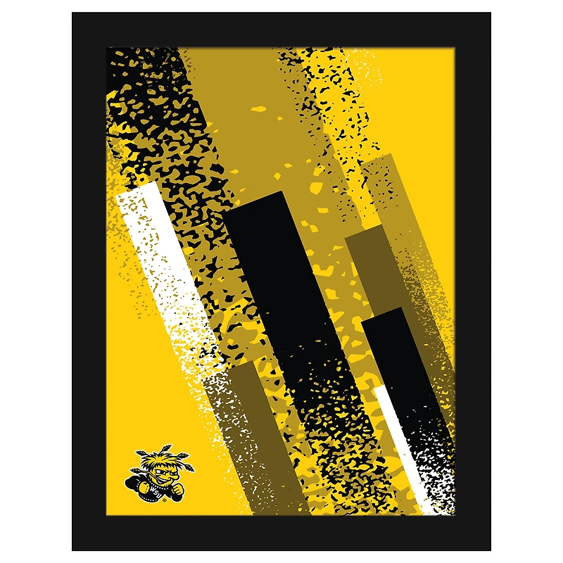 Wichita State Shockers 12" x 16" Team Color Framed Art Print