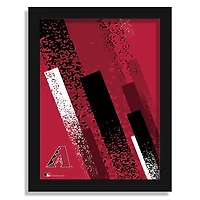 Arizona Diamondbacks 12" x 16" Team Color Framed Art Print